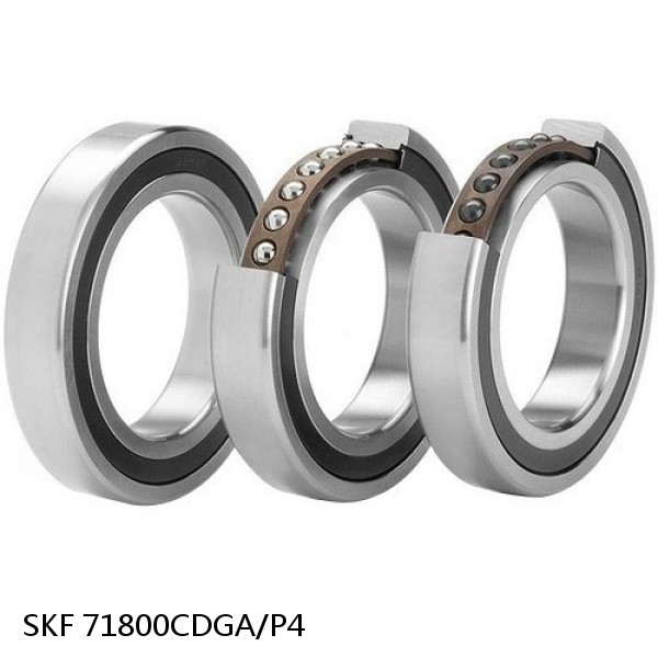 71800CDGA/P4 SKF Super Precision,Super Precision Bearings,Super Precision Angular Contact,71800 Series,15 Degree Contact Angle