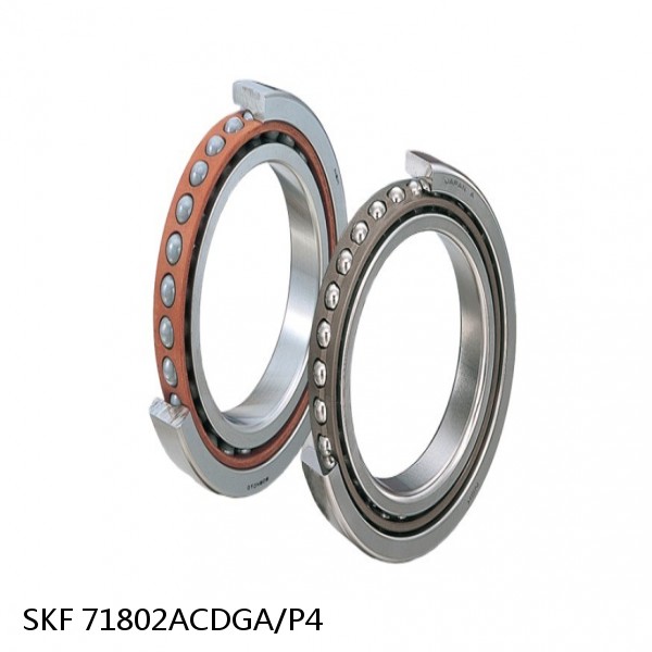 71802ACDGA/P4 SKF Super Precision,Super Precision Bearings,Super Precision Angular Contact,71800 Series,25 Degree Contact Angle