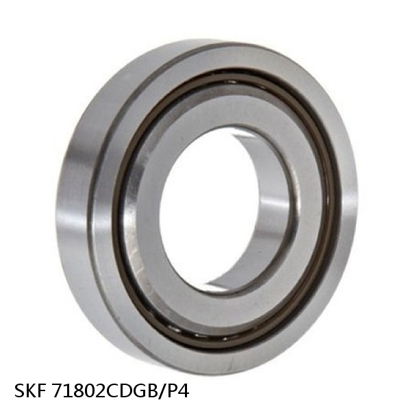 71802CDGB/P4 SKF Super Precision,Super Precision Bearings,Super Precision Angular Contact,71800 Series,15 Degree Contact Angle