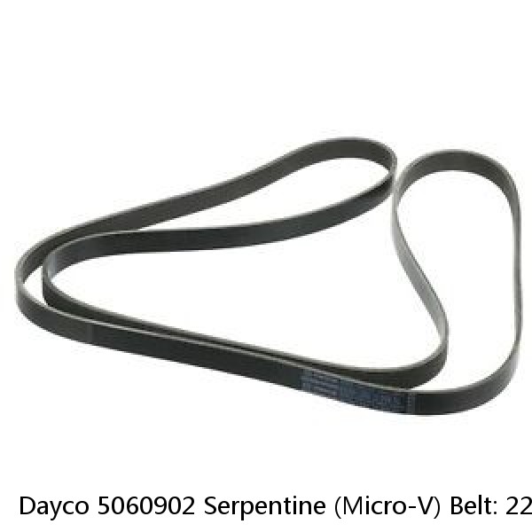 Dayco 5060902 Serpentine (Micro-V) Belt: 2290mm X 6 Ribs.